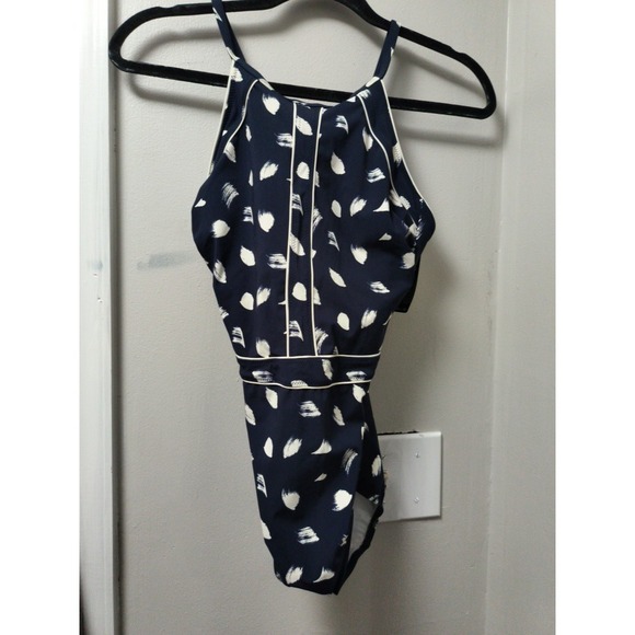 Gottex E22112069 Women's Profile One Piece Navy/WHIT SIZE 6US New